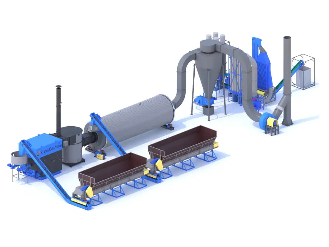 Линия по производству топливных пеллет 2000 кг/час